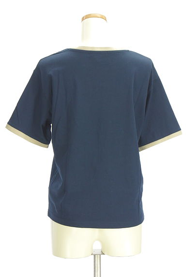 SM2（サマンサモスモス）の古着「ehka sopo ロゴプリント半袖リンガーTシャツ（Ｔシャツ）」大画像２へ