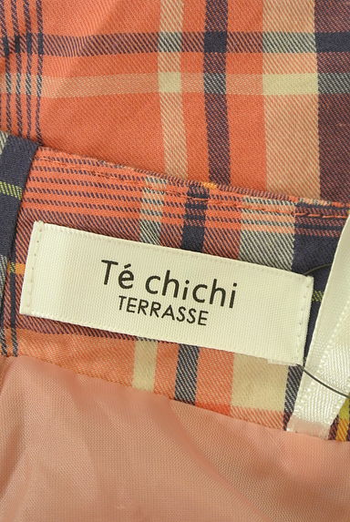 Te chichi（テチチ）の古着「Te chichi TERRASSE チェック柄ロングスカート（ロングスカート・マキシスカート）」大画像６へ