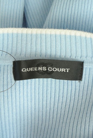 QUEENS COURT（クイーンズコート）の古着「花柄刺繍入りニットカーディガン（カーディガン・ボレロ）」大画像６へ