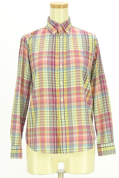 POLO RALPH LAUREN（ポロラルフローレン）の古着「Ralph Lauren チェック柄ボタンダウンシャツ（カジュアルシャツ）」大画像１へ