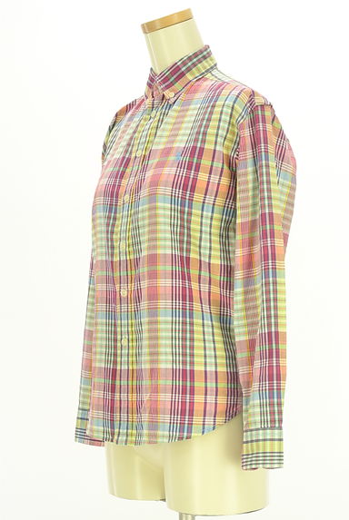 POLO RALPH LAUREN（ポロラルフローレン）の古着「Ralph Lauren チェック柄ボタンダウンシャツ（カジュアルシャツ）」大画像３へ