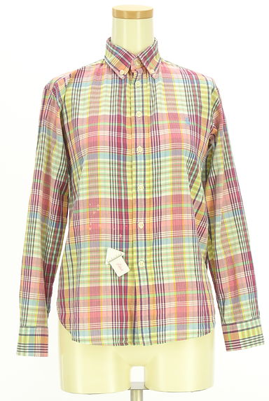 POLO RALPH LAUREN（ポロラルフローレン）の古着「Ralph Lauren チェック柄ボタンダウンシャツ（カジュアルシャツ）」大画像４へ