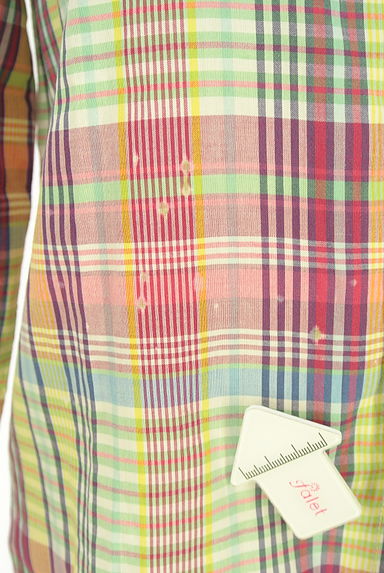 POLO RALPH LAUREN（ポロラルフローレン）の古着「Ralph Lauren チェック柄ボタンダウンシャツ（カジュアルシャツ）」大画像５へ
