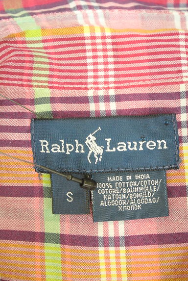 POLO RALPH LAUREN（ポロラルフローレン）の古着「Ralph Lauren チェック柄ボタンダウンシャツ（カジュアルシャツ）」大画像６へ