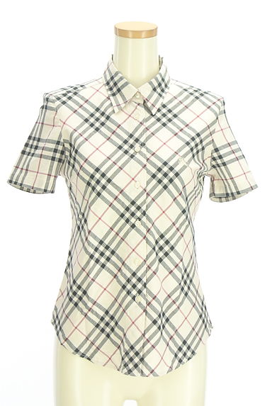 BURBERRY（バーバリー）の古着「ワンポイントチェックシャツ（ブラウス）」大画像１へ