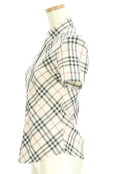 BURBERRY（バーバリー）の古着「ワンポイントチェックシャツ（ブラウス）」大画像３へ