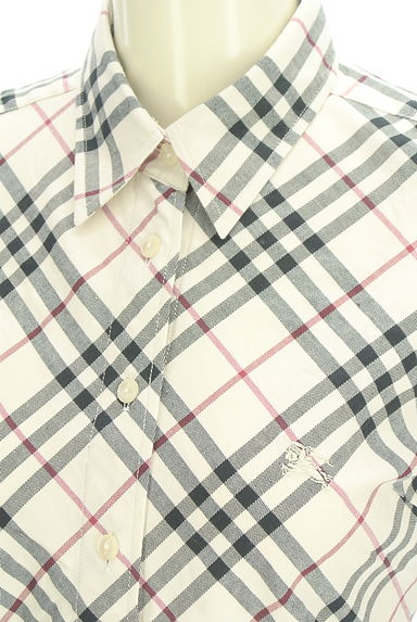 BURBERRY（バーバリー）の古着「ワンポイントチェックシャツ（ブラウス）」大画像４へ