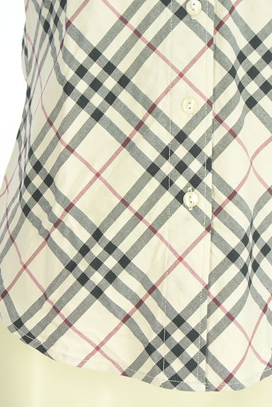 BURBERRY（バーバリー）の古着「ワンポイントチェックシャツ（ブラウス）」大画像５へ