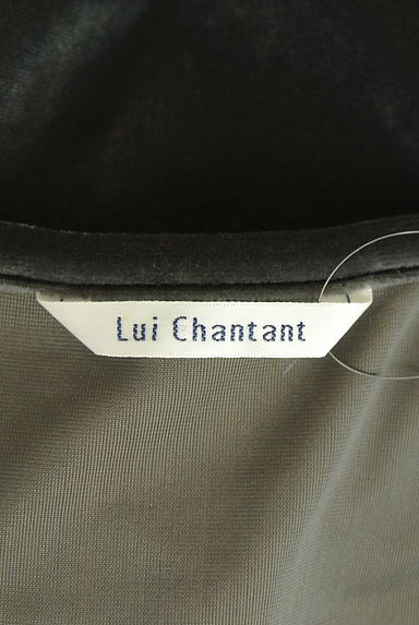 LUI CHANTANT（ルイシャンタン）の古着「膝下丈ベロアワンピース（ワンピース・チュニック）」大画像６へ