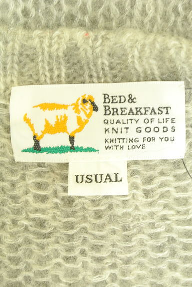 bed&breakfast（ベッドアンドブレックファスト）の古着「メッシュニットトップス（ニット）」大画像６へ