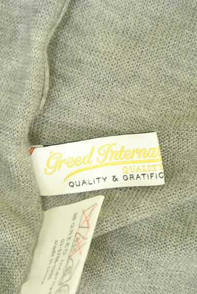 GREED INTERNATIONAL（グリードインターナショナル）の古着「シアーニットトップス（ニット）」大画像６へ