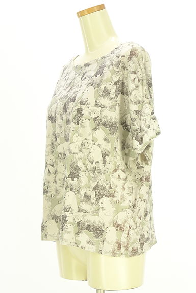 marble SUD（マーブルシュッド）の古着「クマ柄ドルマンカットソー（カットソー・プルオーバー）」大画像３へ