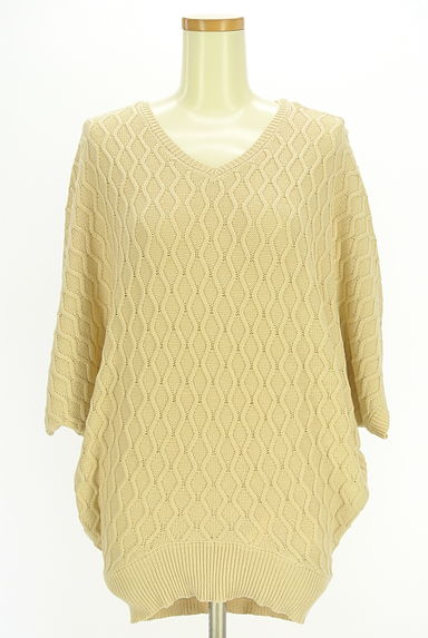 antiqua（アンティカ）の古着「patterntorso ドルマンスリーブニット（ニット）」大画像１へ