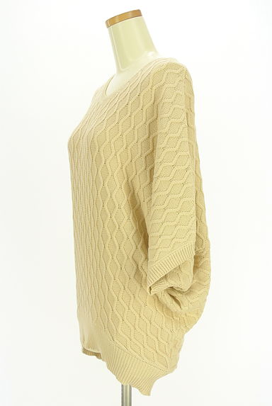 antiqua（アンティカ）の古着「patterntorso ドルマンスリーブニット（ニット）」大画像３へ