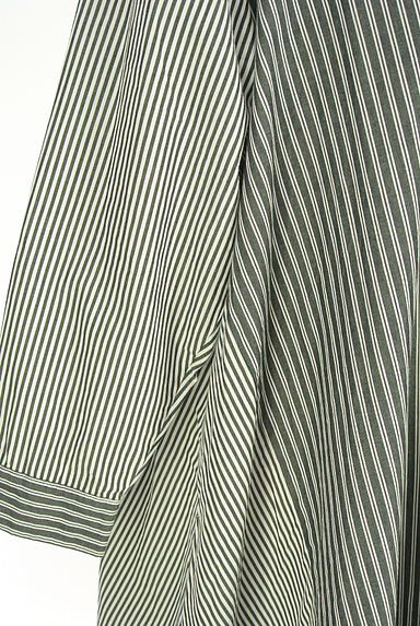 antiqua（アンティカ）の古着「patterntorso ストライプ切替バンドカラーシャツワンピース（ワンピース・チュニック）」大画像５へ