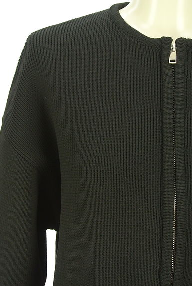 antiqua（アンティカ）の古着「ジップアップニットジャケット（ブルゾン・スタジャン）」大画像４へ
