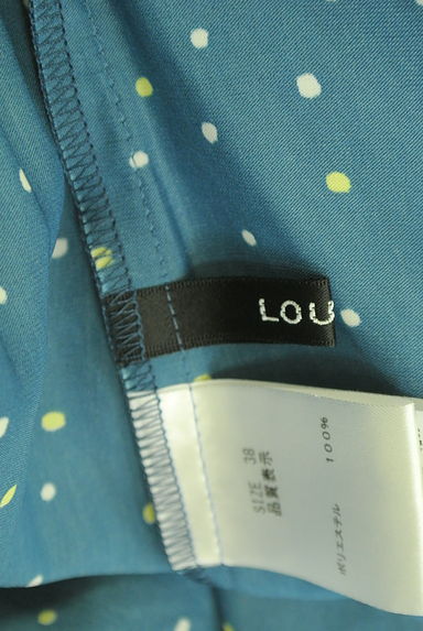 LOUNIE（ルーニィ）の古着「ドット柄カシュクールワンピース（ワンピース・チュニック）」大画像６へ
