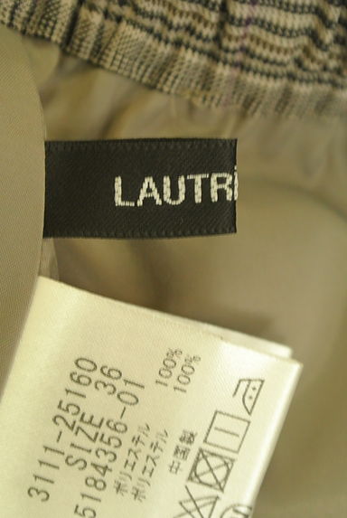 LAUTREAMONT（ロートレアモン）の古着「グレンチェック柄ティアードフリルロングスカート（ロングスカート・マキシスカート）」大画像６へ