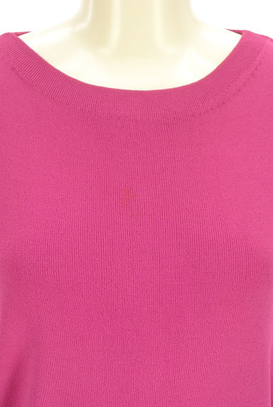 Te chichi（テチチ）の古着「ベルト付きノースリニットトップス（ニット）」大画像４へ