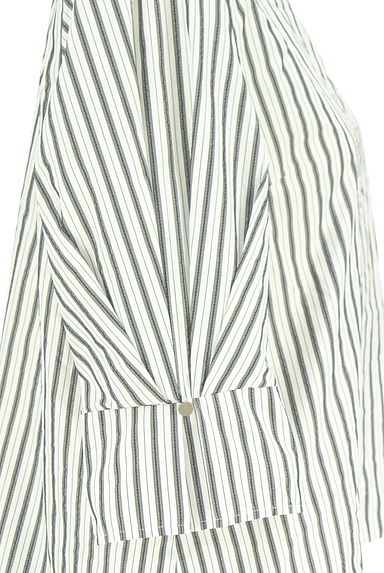 UNITED ARROWS（ユナイテッドアローズ）の古着「green label relaxing ストライプ柄スリーブコンシャスカットソー（カットソー・プルオーバー）」大画像５へ