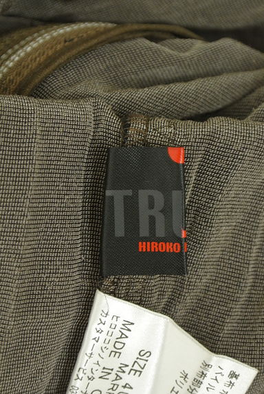 HIROKO KOSHINO（ヒロココシノ）の古着「HIROKO KOSHINO TRUNK ベロアライクジップアップベスト（ベスト・ジレ）」大画像６へ