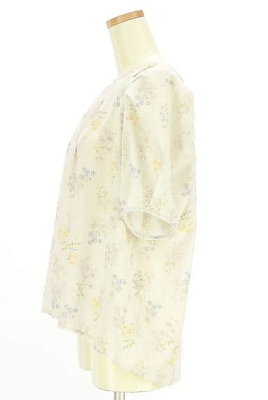 KATHARINE ROSS（キャサリンロス）の古着「パワショル花柄カットソー（カットソー・プルオーバー）」大画像３へ