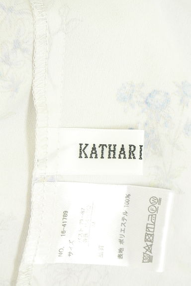 KATHARINE ROSS（キャサリンロス）の古着「パワショル花柄カットソー（カットソー・プルオーバー）」大画像６へ