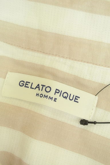 gelato pique（ジェラートピケ）の古着「gelato pique HOMME ストライプ柄パジャマシャツ（カジュアルシャツ）」大画像６へ
