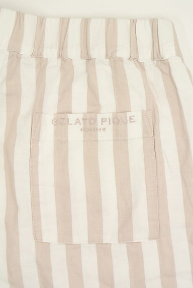 gelato pique（ジェラートピケ）の古着「ストライプ柄パジャマショートパンツ（ショートパンツ・ハーフパンツ）」大画像４へ