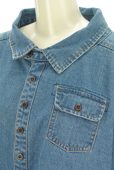 antiqua（アンティカ）の古着「オーバーシルエットデニムシャツ（ジャケット）」大画像４へ