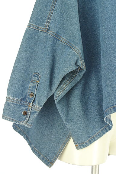 antiqua（アンティカ）の古着「オーバーシルエットデニムシャツ（ジャケット）」大画像５へ