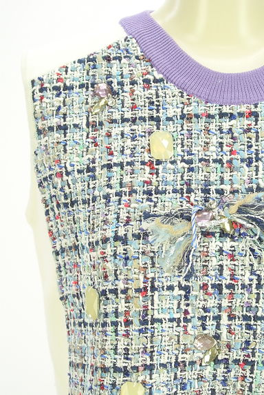 Re.Verofonna（ヴェロフォンナ）の古着「ラメツイードニット（ニット）」大画像４へ