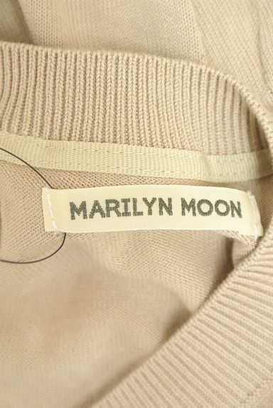 MARILYN MOON（マリリンムーン）の古着「9分袖ビジューボタンニットカーディガン（カーディガン・ボレロ）」大画像６へ