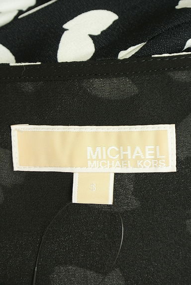 MICHAEL KORS（マイケルコース）の古着「MICHAEL MICHAEL KORS 花びら柄半袖ワンピース（ワンピース・チュニック）」大画像６へ