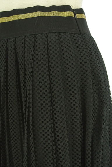TARA JARMON（タラジャーモン）の古着「メッシュレースプリーツロングスカート（ロングスカート・マキシスカート）」大画像４へ