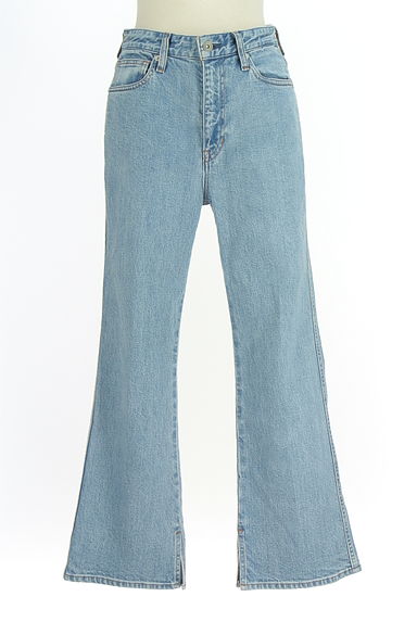 UNITED ARROWS（ユナイテッドアローズ）の古着「green label relaxing 裾スリットブーツカットデニムパンツ（デニムパンツ）」大画像１へ