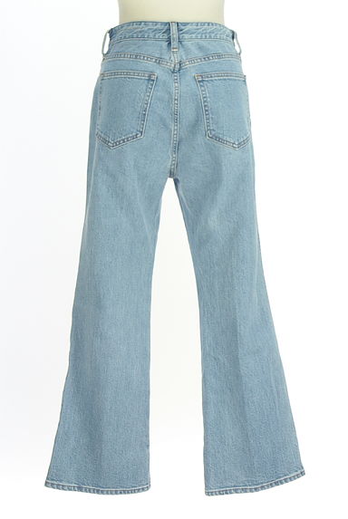 UNITED ARROWS（ユナイテッドアローズ）の古着「green label relaxing 裾スリットブーツカットデニムパンツ（デニムパンツ）」大画像２へ