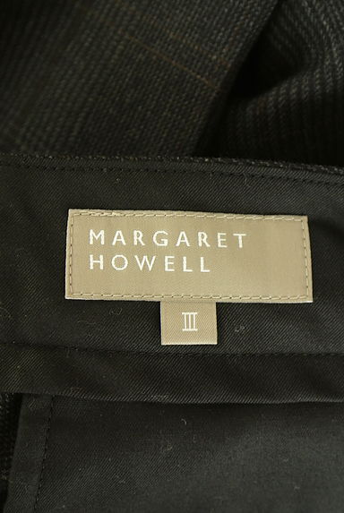 MARGARET HOWELL（マーガレットハウエル）の古着「グレンチェック柄テーパードパンツ（パンツ）」大画像６へ