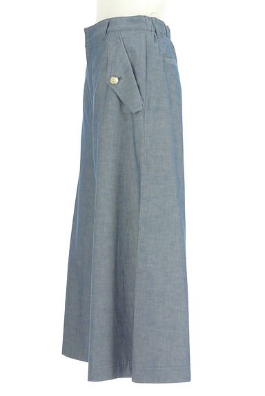 L'EQUIPE（レキップ）の古着「デニム調クロップドワイドパンツ（パンツ）」大画像３へ