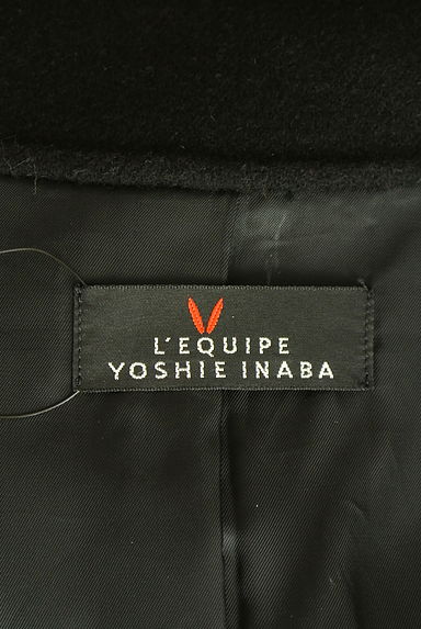 L'EQUIPE YOSHIE INABA（レキップヨシエイナバ）の古着「スタンドネックカシミヤ混ウールロングコート（コート）」大画像６へ