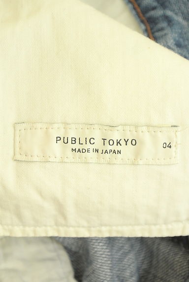 PUBLIC TOKYO（パブリックトウキョウ）の古着「ウォッシュド加工ストレートデニム（デニムパンツ）」大画像６へ