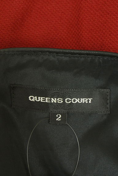 QUEENS COURT（クイーンズコート）の古着「ウエストリボンバイカラー膝丈ワンピース（ワンピース・チュニック）」大画像６へ