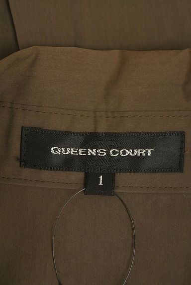 QUEENS COURT（クイーンズコート）の古着「ベルト付き膝丈シャツワンピース（ワンピース・チュニック）」大画像６へ