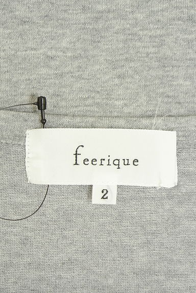 MOGA（モガ）の古着「feerique ラメロゴ刺繍Tシャツ（Ｔシャツ）」大画像６へ