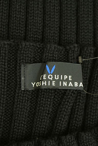 L'EQUIPE YOSHIE INABA（レキップヨシエイナバ）の古着「半袖リブニットトップス（ニット）」大画像６へ