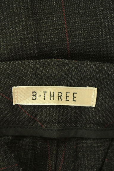 B-THREE（ビースリー）の古着「チェック柄裏起毛テーパードパンツ（パンツ）」大画像６へ