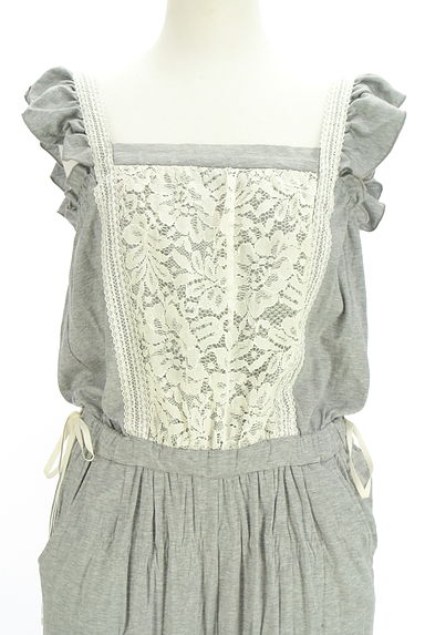 JILLSTUART（ジルスチュアート）の古着「フロントレースオールインワン（コンビネゾン・オールインワン）」大画像４へ