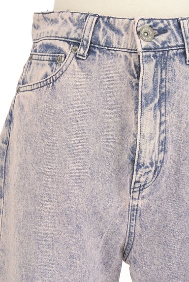 JEANASiS（ジーナシス）の古着「ケミカルウォッシュワイドデニムパンツ（デニムパンツ）」大画像４へ