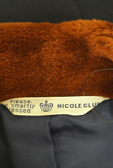 NICOLE CLUB（ニコルクラブ）の古着「ファー襟ショートジャケット（ジャケット）」大画像６へ