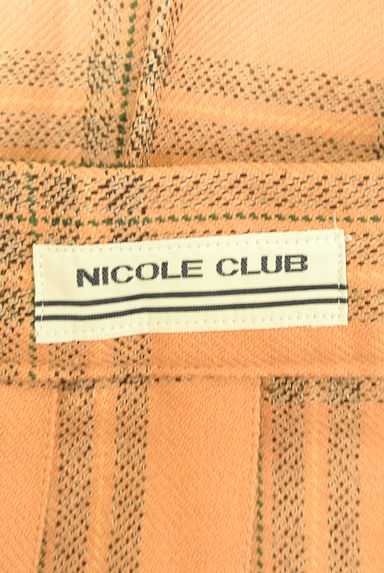 NICOLE CLUB（ニコルクラブ）の古着「チェック柄プリーツスカート（スカート）」大画像６へ